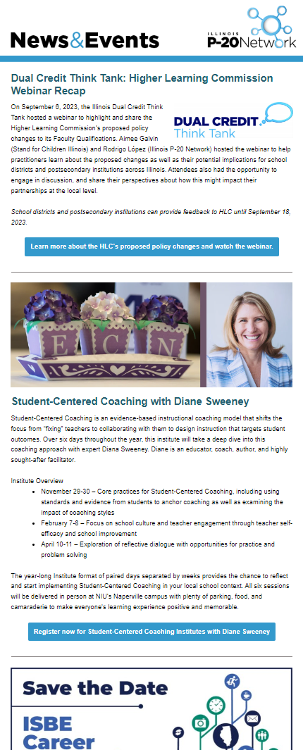 Newsletter Screenshot September 8, 2023